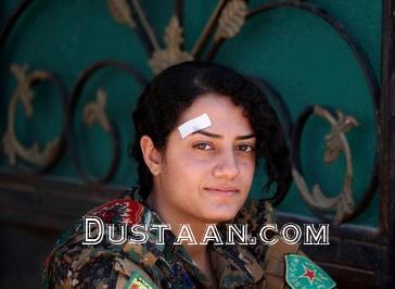 دختران کرد در نبرد با داعش/تصاویر
