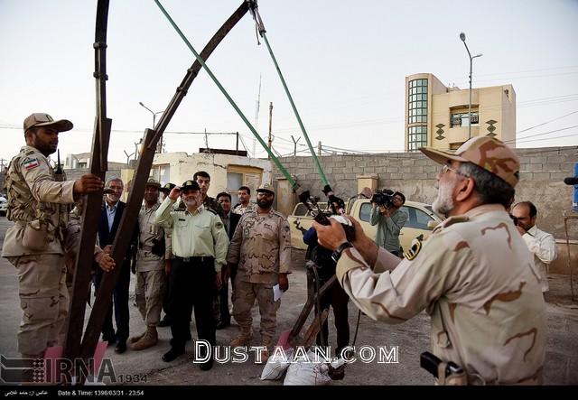 منجنیق قاچاقچیان برای انتقال موادمخدر/عکس