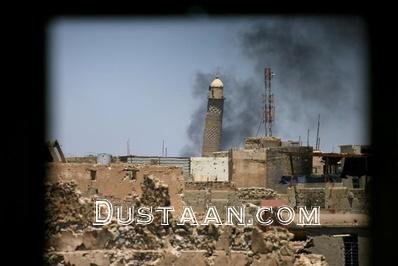 مسجدالنوری عراق قبل و بعداز تخریب/عکس