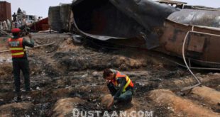 انفجار تانکر سوخت در پاکستان‎/تصاویر