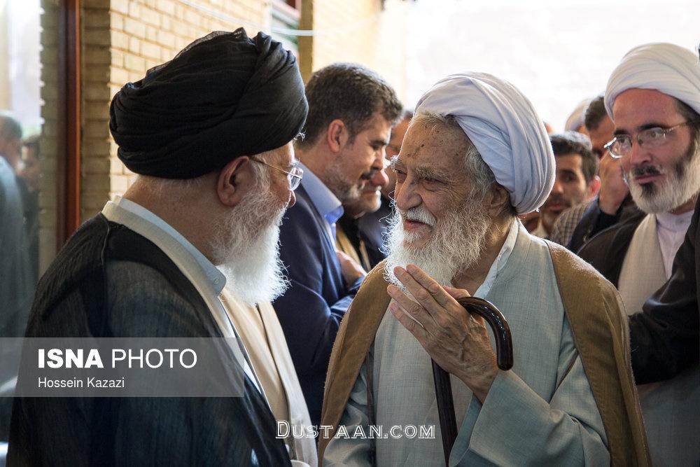 مراسم ترحیم همسر آیت الله علم الهدی/تصاویر