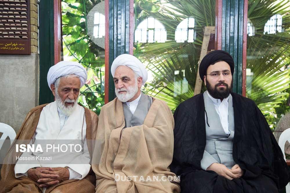 مراسم ترحیم همسر آیت الله علم الهدی/تصاویر