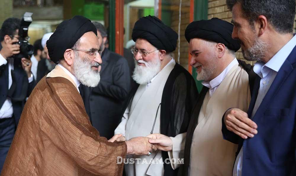 مراسم ترحیم همسر آیت الله علم الهدی/تصاویر