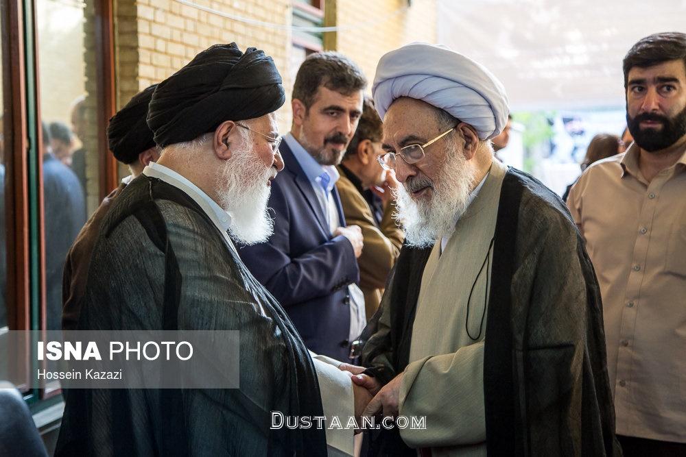 مراسم ترحیم همسر آیت الله علم الهدی/تصاویر