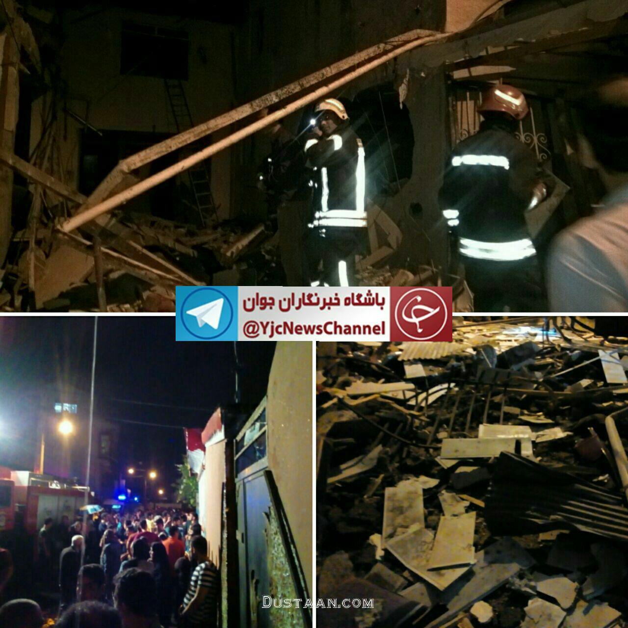 انفجار علمک گاز در رشت