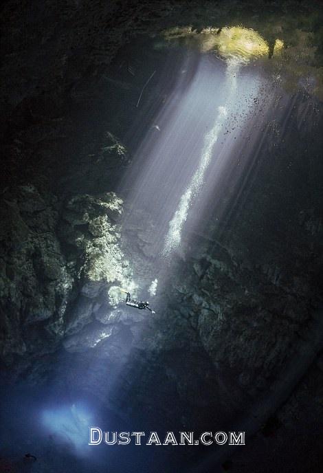   اخبار اخبار  گوناگون ,خبرهای گوناگون , غواصی با ستون‌هایی از نور در زیر آب