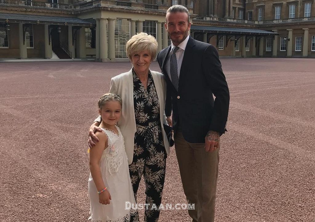 دفاع بکام از مراسم تولد دخترش در یک کاخ