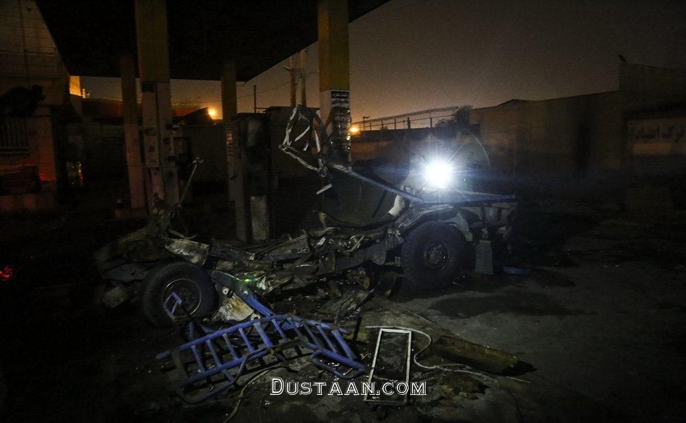 www.dustaan.com-انفجار جایگاه CNG در اهواز ۹ کشته و زخمی برجای گذاشت +تصاویر