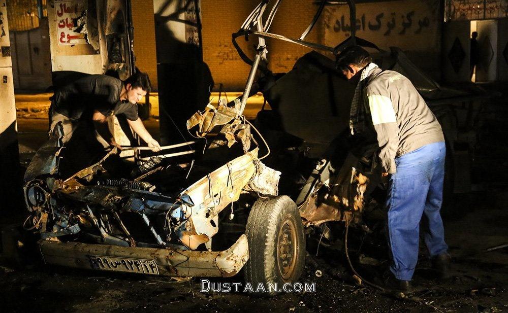 www.dustaan.com-انفجار جایگاه CNG در اهواز ۹ کشته و زخمی برجای گذاشت +تصاویر