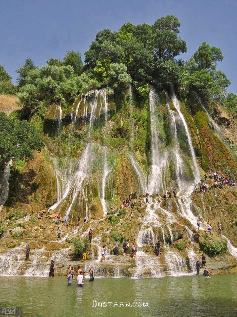 www.dustaan.com-تصاویری فوق العاده زیبا از آبشار بیشه در لرستان