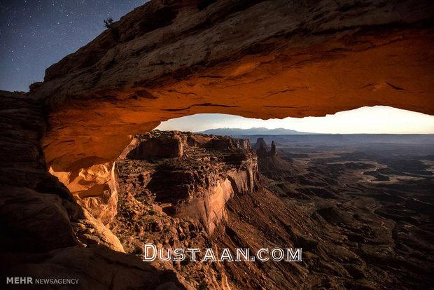 زیبایی های آسمان شب در بیابان/تصاویر‎