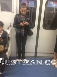 تصاویری از مسافرانی عجیب در مترو