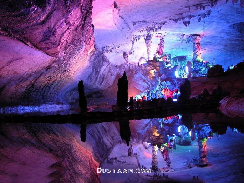 رنگی ترین غار جهان