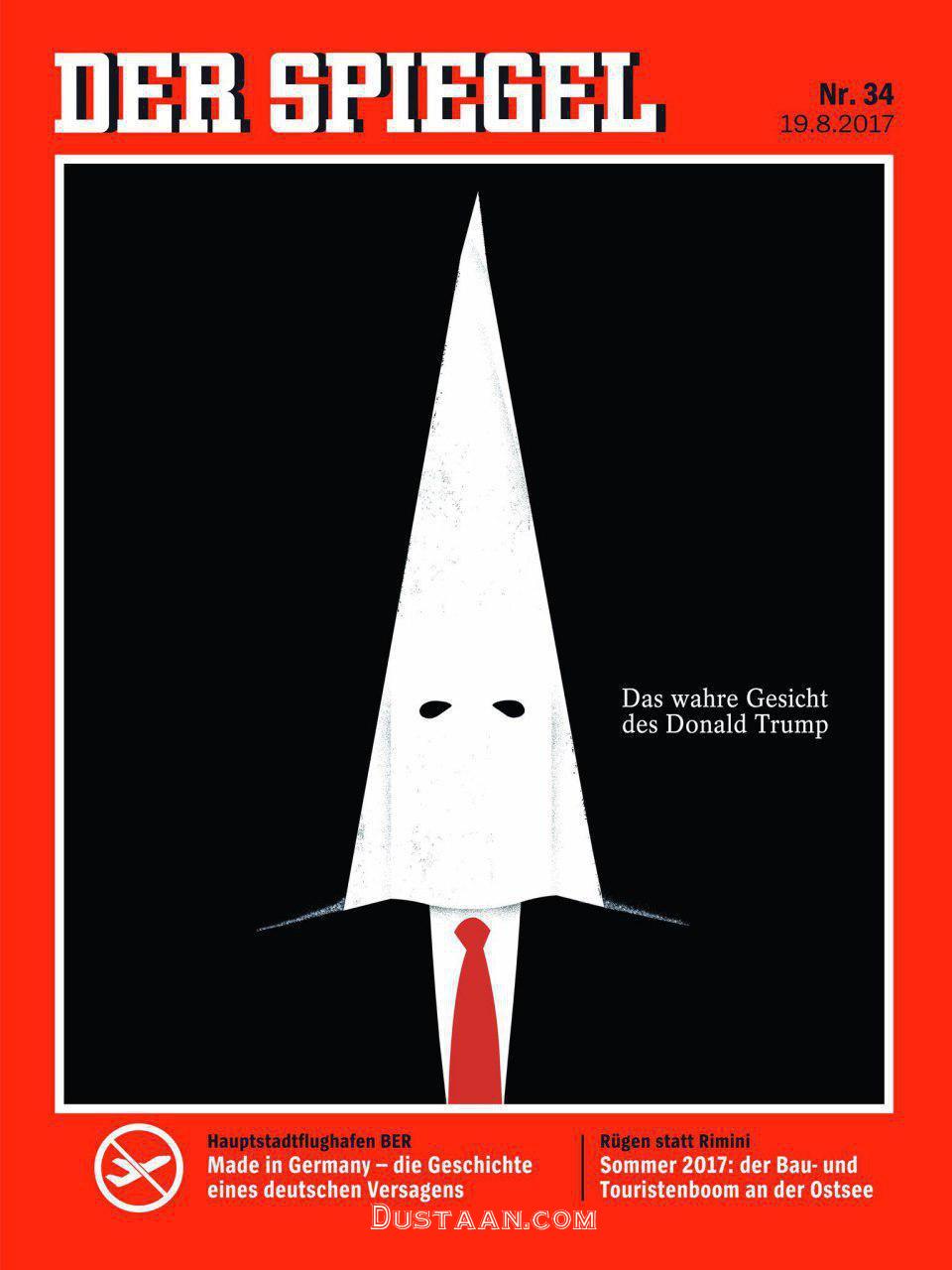 چهره واقعی ترامپ روی جلد یک نشریه