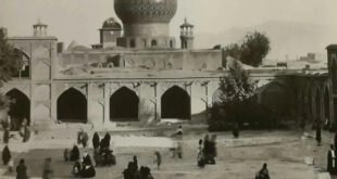 مرقد حضرت شاهچراغ شیراز در سال ۱۲۷۲