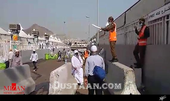 باد زدن حجاج ایرانی توسط ماموران سعودی