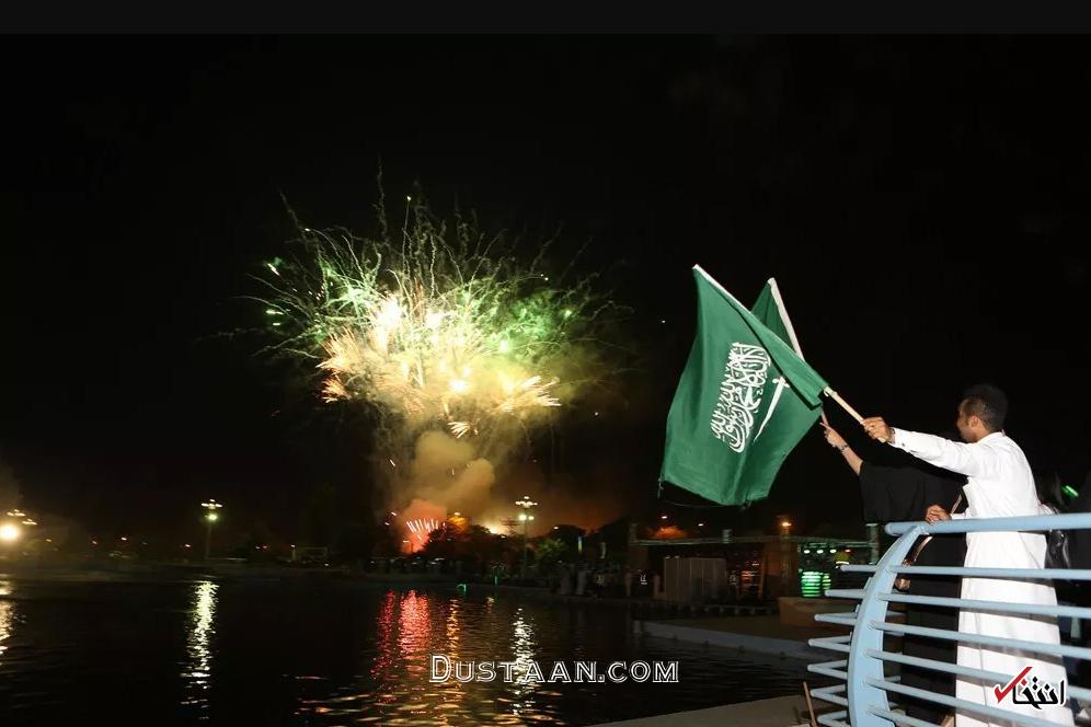 آتش بازی در عربستان/تصاویر