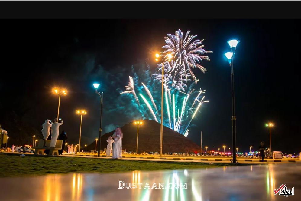 آتش بازی در عربستان/تصاویر 