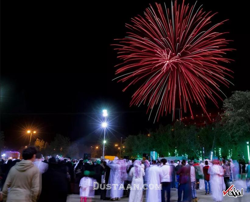 آتش بازی در عربستان/تصاویر 