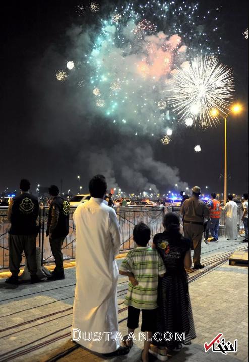 آتش بازی در عربستان/تصاویر 