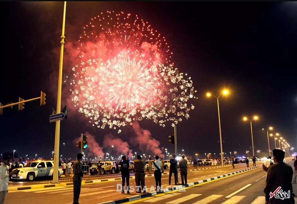 آتش بازی در عربستان/تصاویر 