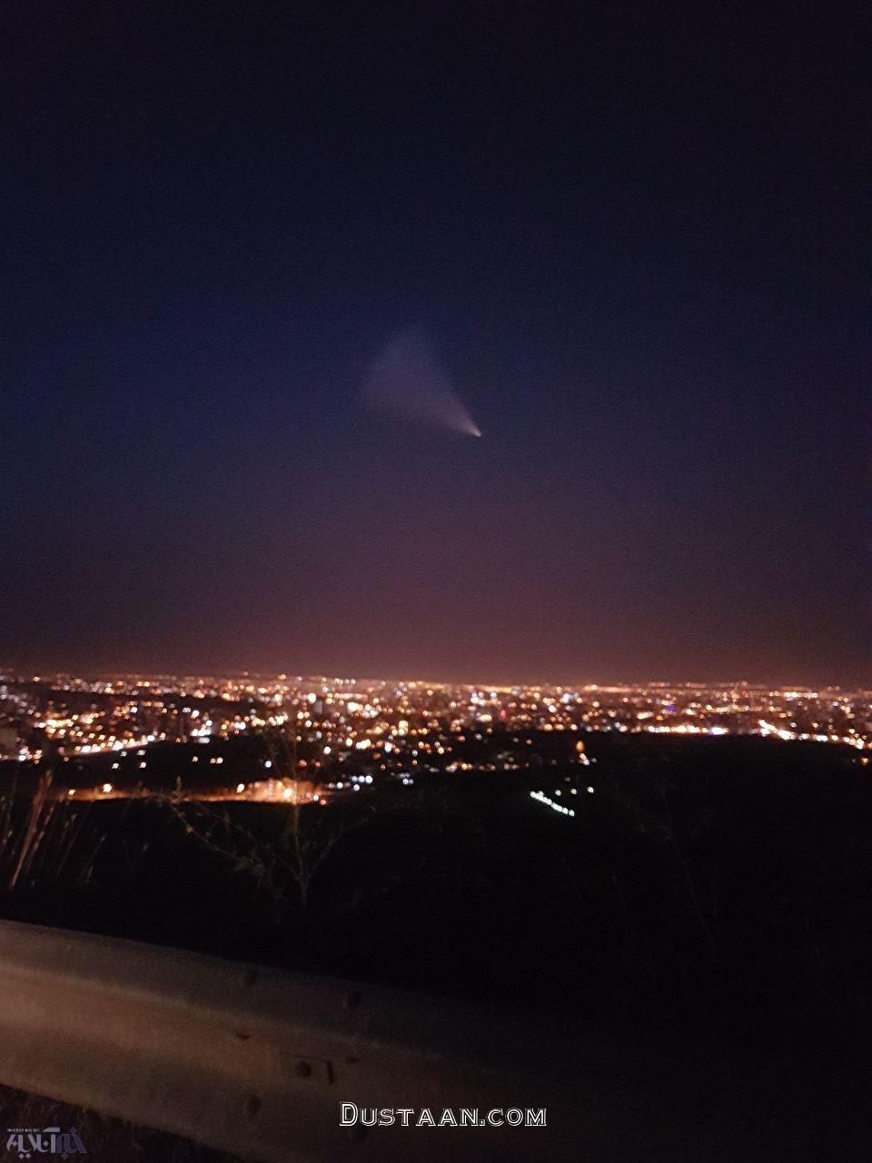 تصاویری از شی نورانی ناشناخته در آسمان ارومیه