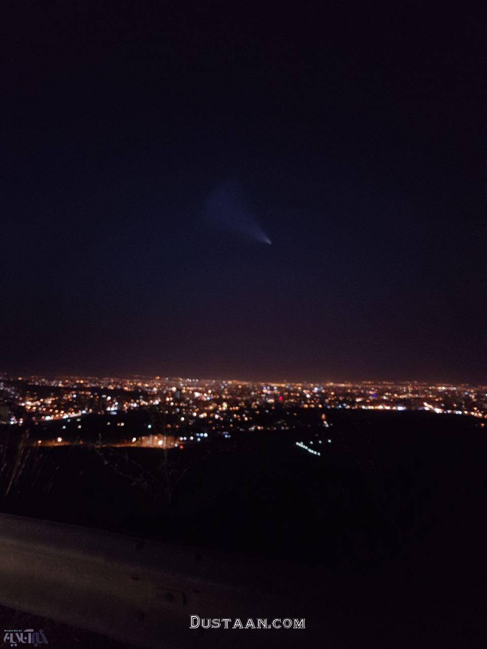 تصاویری از شی نورانی ناشناخته در آسمان ارومیه