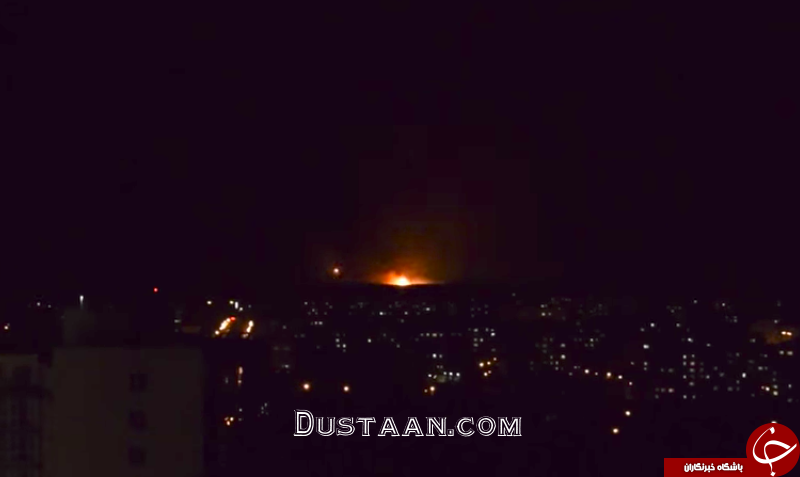 آتش‌سوزی و انفجار در یکی از بزرگترین انبار مهمات ارتش اوکراین+ تصاویر