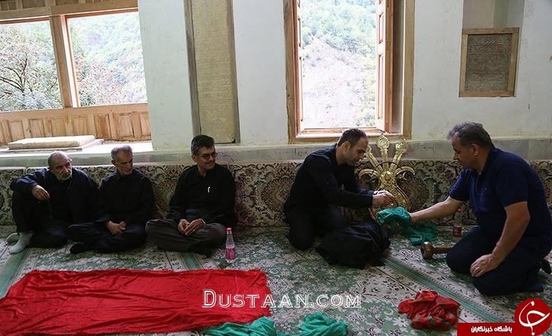 تصاویری دیدنی از مراسم علم بندان در ماسوله تصاویری دیدنی از مراسم علم بندان در ماسوله