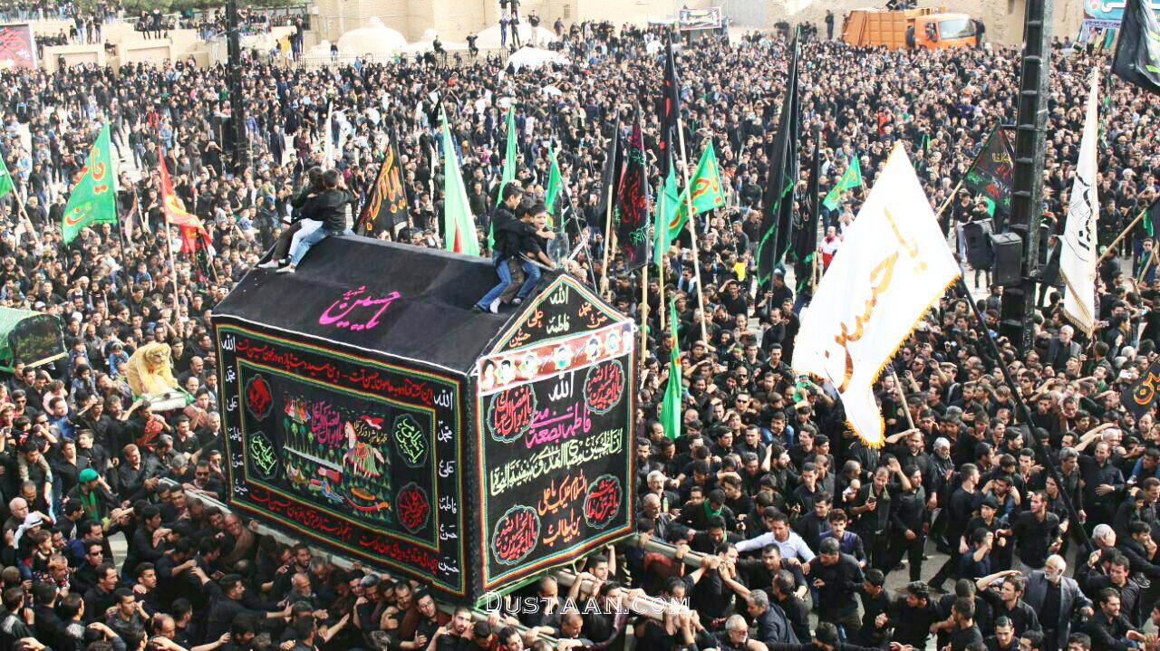 آیین نخل گردانی با قدمتی 400 ساله در جاجرم + تصاویر