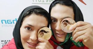 چهره ها/ تبریک «مهتاب کرامتی» به خواهران منصوریان