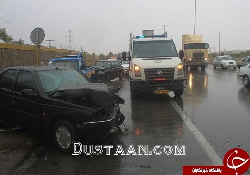 هفت مصدوم در برخورد چند خودرو در آزاد راه قزوین ، زنجان