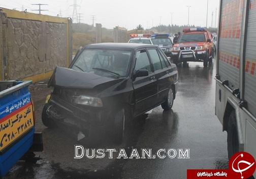 هفت مصدوم در برخورد چند خودرو در آزاد راه قزوین ، زنجان