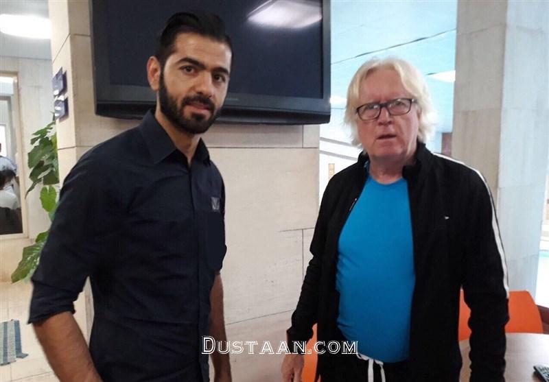 www.dustaan.com-دیدار شفر و پژمان منتظری در تمرین استقلال +عکس