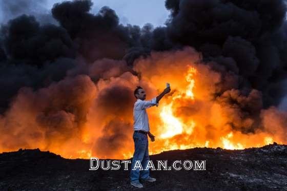 www.dustaan.com-گرفتن سلفی در خطرناک ترین شرایطی که می توانید تصور کنید +تصاویر
