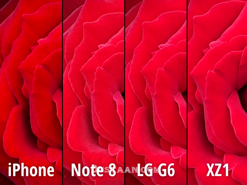 مقایسه دوربین های بهترین گوشی های هوشمند بازار:آیفون 8 پلاس،گلکسی نوت 8،ال جی G6و اکسپریا XZ1+تصاویر