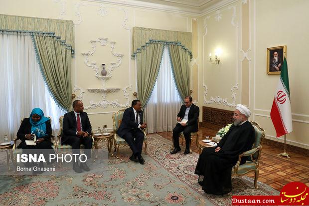 www.dustaan.com-تصاویر دیدار وزیر خارجه تانزانیا با روحانی