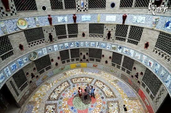 زن چینی که یک کاخ سرامیکی شخصی برای خود ساخت+تصاویر