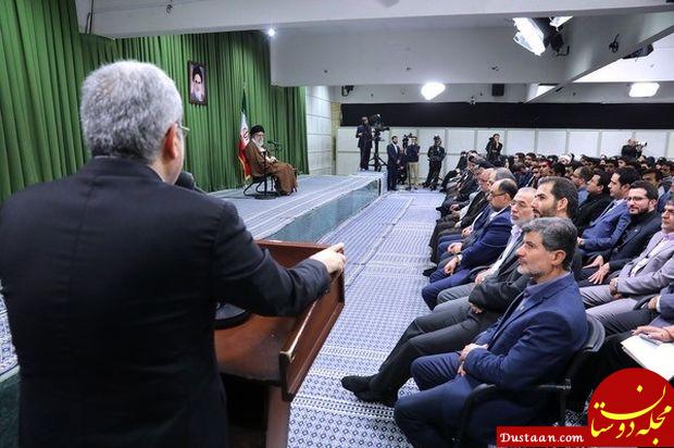 www.dustaan.com-دیدار نخبگان جوان علمی با رهبر معظم انقلاب +عکس