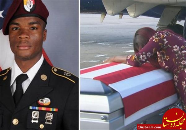 همسر سرباز کشته شده آمریکایی پ