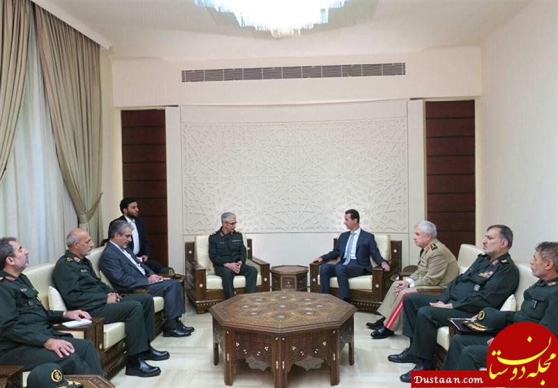 سرلشکر باقری و بشار اسد