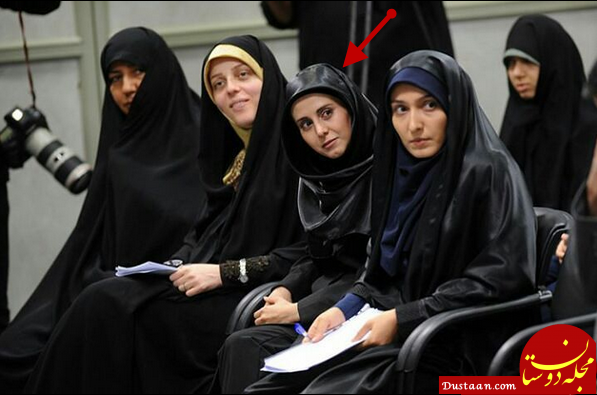 دختر خاص دیدار نخبگان با رهبری کیست 