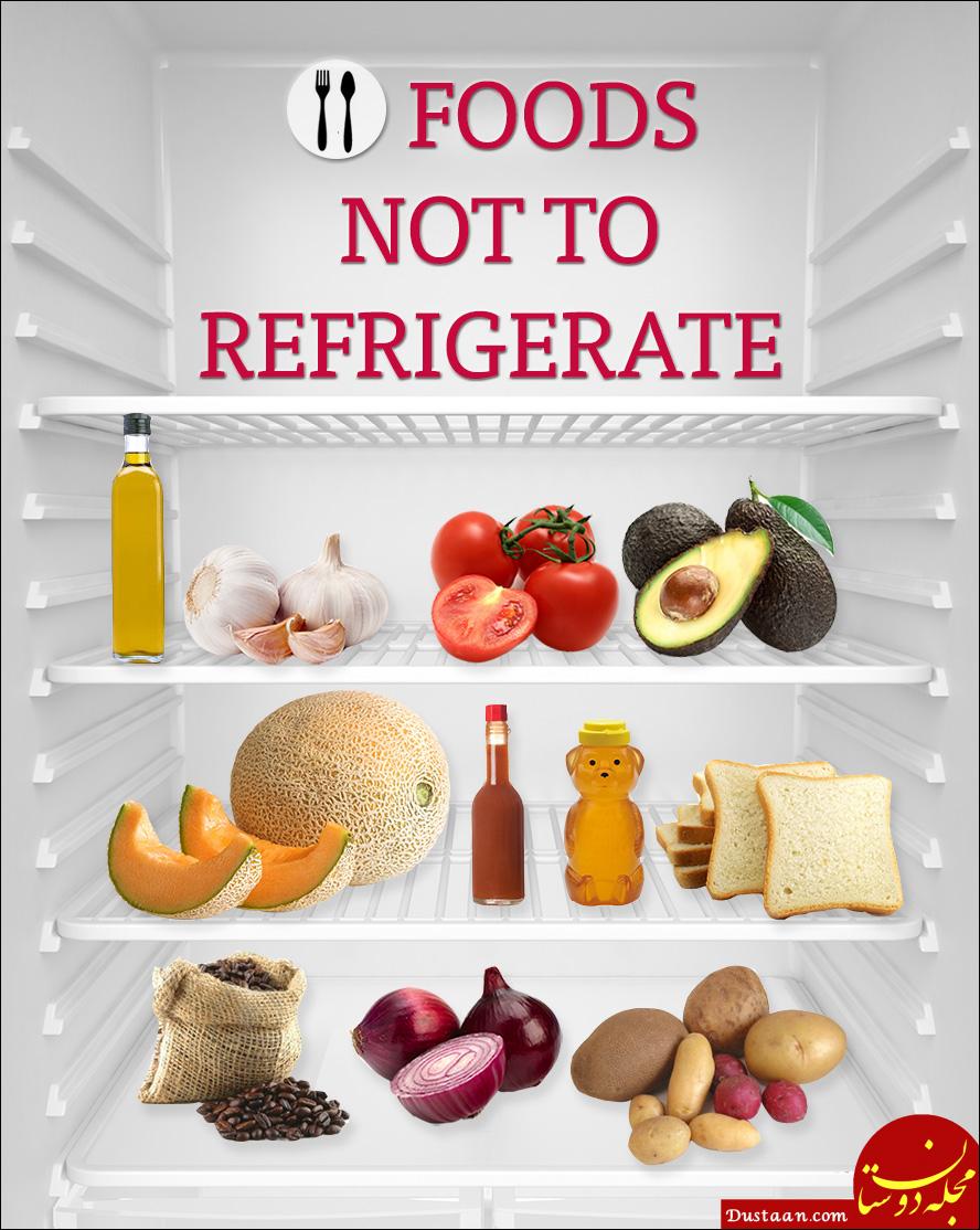 این 15 مواد غذایی را نباید در یخچال نگهداری کنید نان گوجه فرنگی!