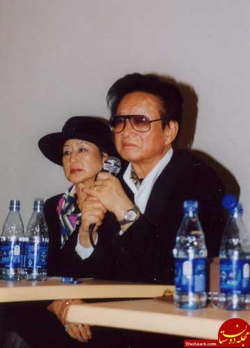 Shin Sang-ok & Choi Eun-hee at the Pusan Film Festival in 2001.