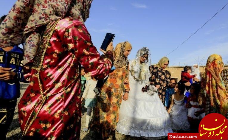 www.dustaan.com-نخستین مراسم عروسی در رقه بعد از خروج داعش +تصاویر