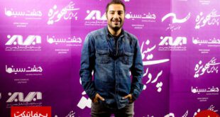 نوید محمدزاده در مراسم اکران فیلم «خفگی» در مشهد +تصاویر