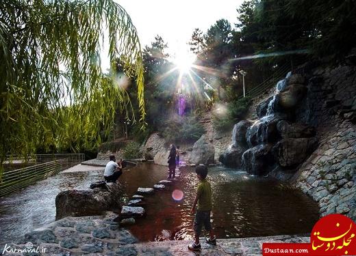 پاتوق رمانتیک بالای شهر تهران +تصاویر