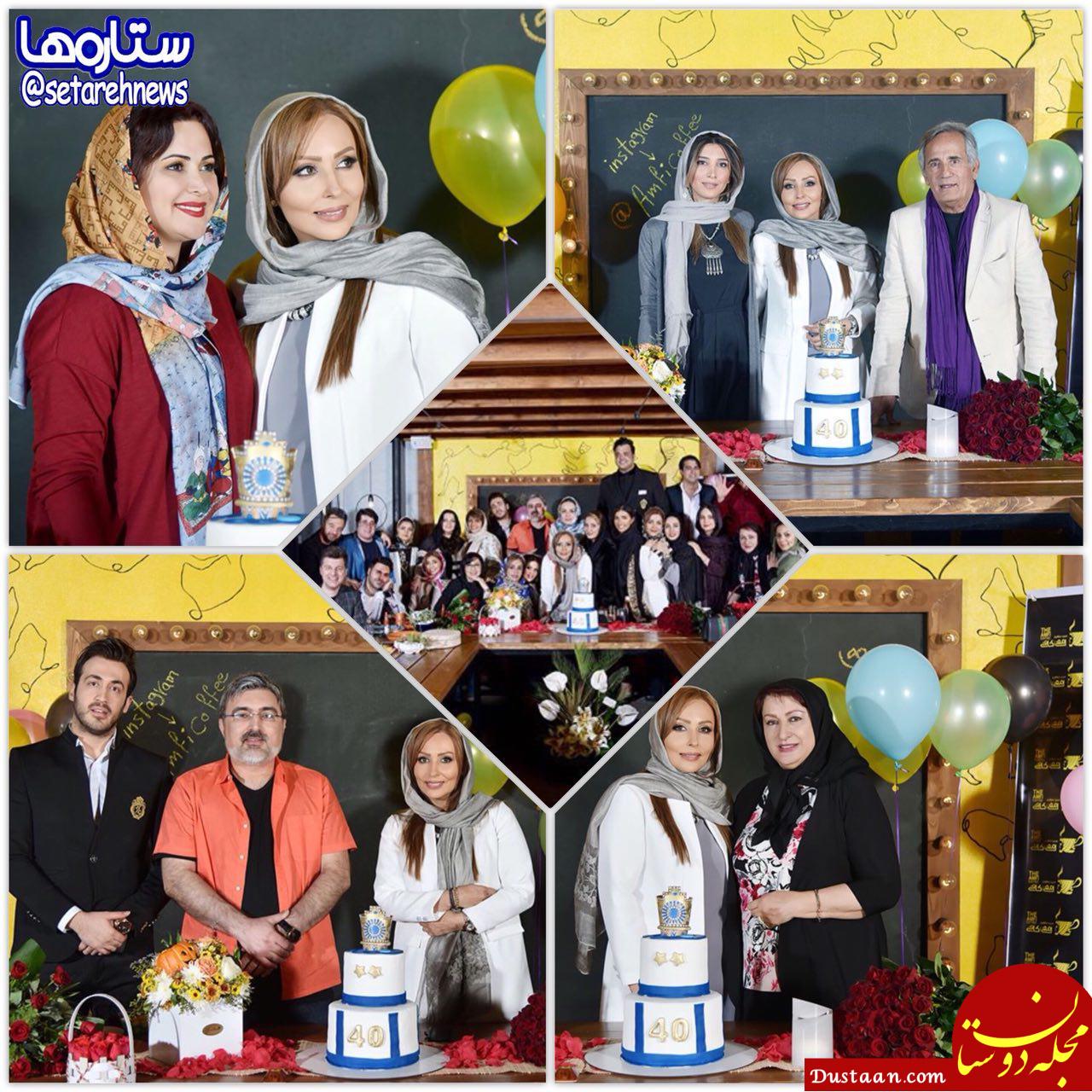 دورهمی پرستو صالحی و رفقا در کافه مجید مظفری/عکس