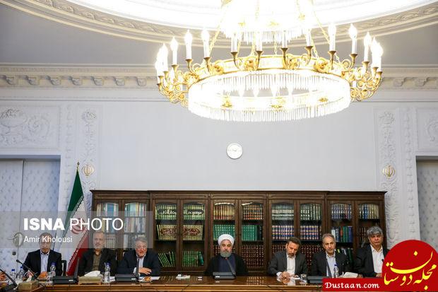 www.dustaan.com-دیدار اعضای شورای شهر تهران با رئیس جمهور +عکس