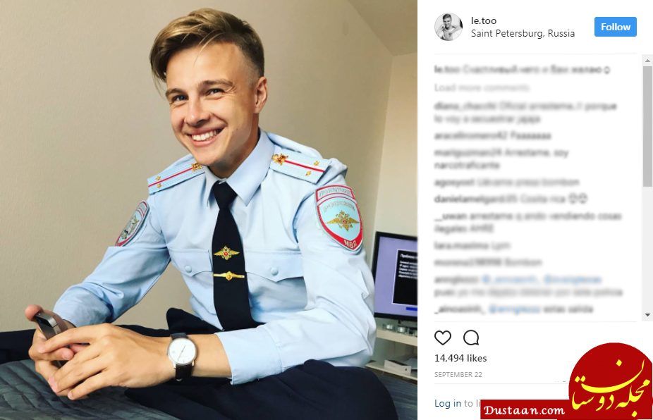 پلیس جوانی که کابران معتقدند باید ستاره سینما شود+تصاویر